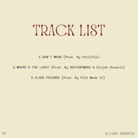 track list by elisabeth paige