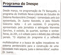 a newspaper with the words programa do insepe