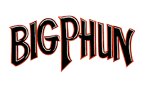 a black background with the word bigphun on it