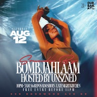 a poster for bomb jalaam hosted by unhoused