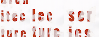 a white and red poster with the words'archite le sere'