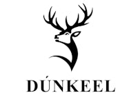 the logo for dunkeel is shown on a white background