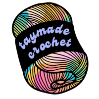 the logo for taymade crochet