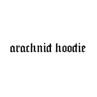 a black and white logo with the word archie hoodie