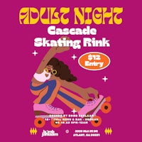 a poster for gascade skating rink