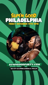 a flyer for the summer good philadelphia party