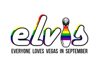 the logo for elvis everywhere in september