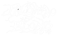 palomo blond logo on a black background