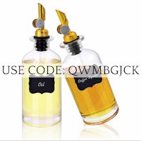 two bottles with the words use code owmbick