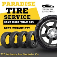 paradise tire service flyer