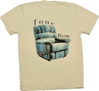 a t - shirt with the words tone row on it
