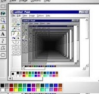 a computer screen showing an image of a computer screen