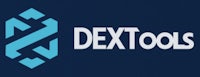 dextools logo on a dark background