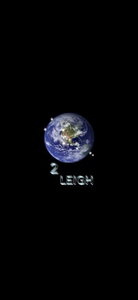 the earth is shown on a black background