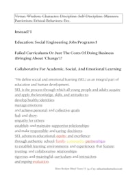 education social engineering job program