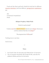 a document with the words'refugee prophecy made manifest'