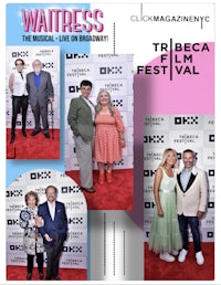 a group of people on a red carpet at the tribeca film festival