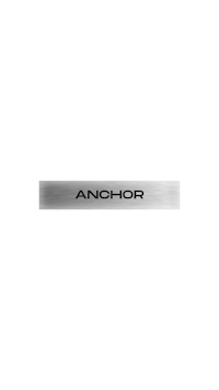 an anchor sticker on a black background