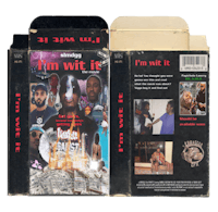a vhs case with a picture of a man and a woman