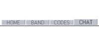 a sign that says home band codes chat