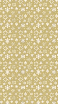a gold and white snowflake pattern