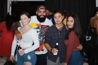 a group of people posing for a picture