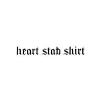 heart stab shirt