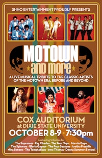 a poster for motown and more