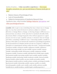 an example of a psychology research paper