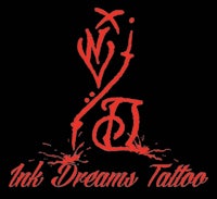 the logo for ink dreams tattoo