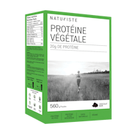 a box of protein vegetable with a green background