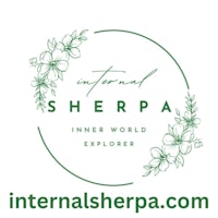 the logo for inner sherpa inner world explorer