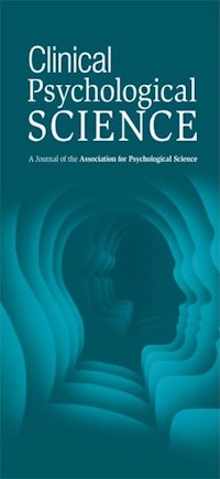the cover of clinical psychological science