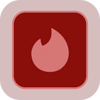 a red square icon with a flame on it