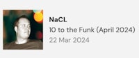nacl 10 to the funk april 2014