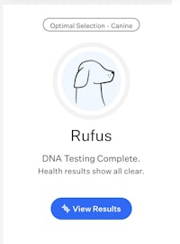 rufus dna testing complete