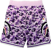 a bathing ape shark camouflage shorts