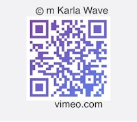 a qr code with the words m kara wave