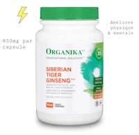 a bottle of organica siberian ginseng