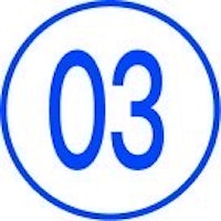 a blue circle with the number 30 on it
