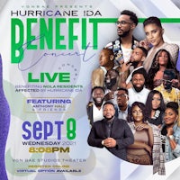 hurricane ida benefit concert flyer