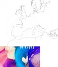 a map of europe with the words to there
