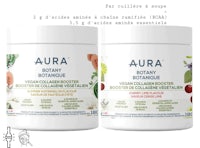 two jars of aura's botanical blend