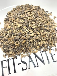 a pile of seeds with the words fit - sante on it