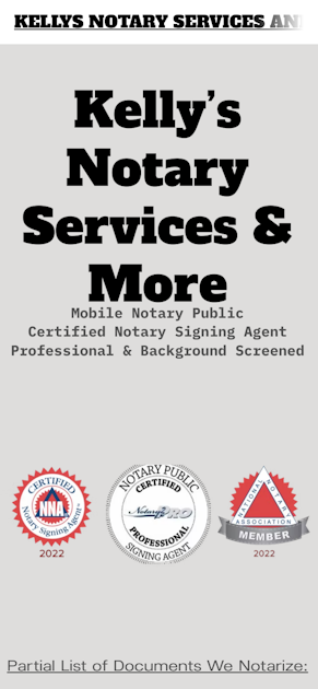 Kellys Notary Services and More