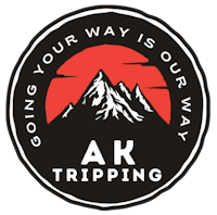 the logo for ak tripping