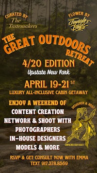 a flyer for the great outdoors retreat retreat