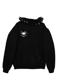 a black hoodie with a skull and crossbones on it