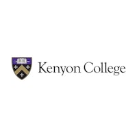 kenyon college logo on a white background
