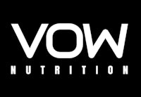 vow nutrition logo on a black background